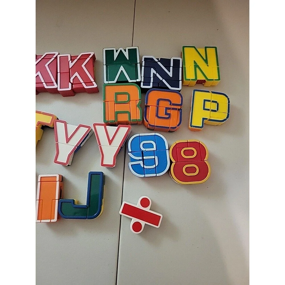 Alpha Bots Transforming‎ Robot Alphabet Letters Set Replacements Not Complete